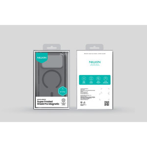 Obrazek NILLKIN super frosted shield PRO MAGNETIC IPHONE 17 PRO, PRZEŹROCZYSTY CZARNY