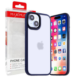 Obrazek MX RIBBED CAM IPHONE 14 (6.1) DARK BLUE / GRANATOWY