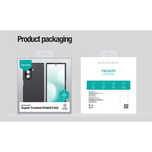 Obrazek Nillkin Super Frosted Shield FOLD MAGNETIC SAMSUNG Z FOLD7, BLACK / CZARNY