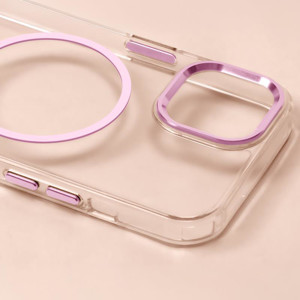 Obrazek Etui Clear Thin Mag do iPhone 17 Pro 6.3, PINK / RÓŻOWY